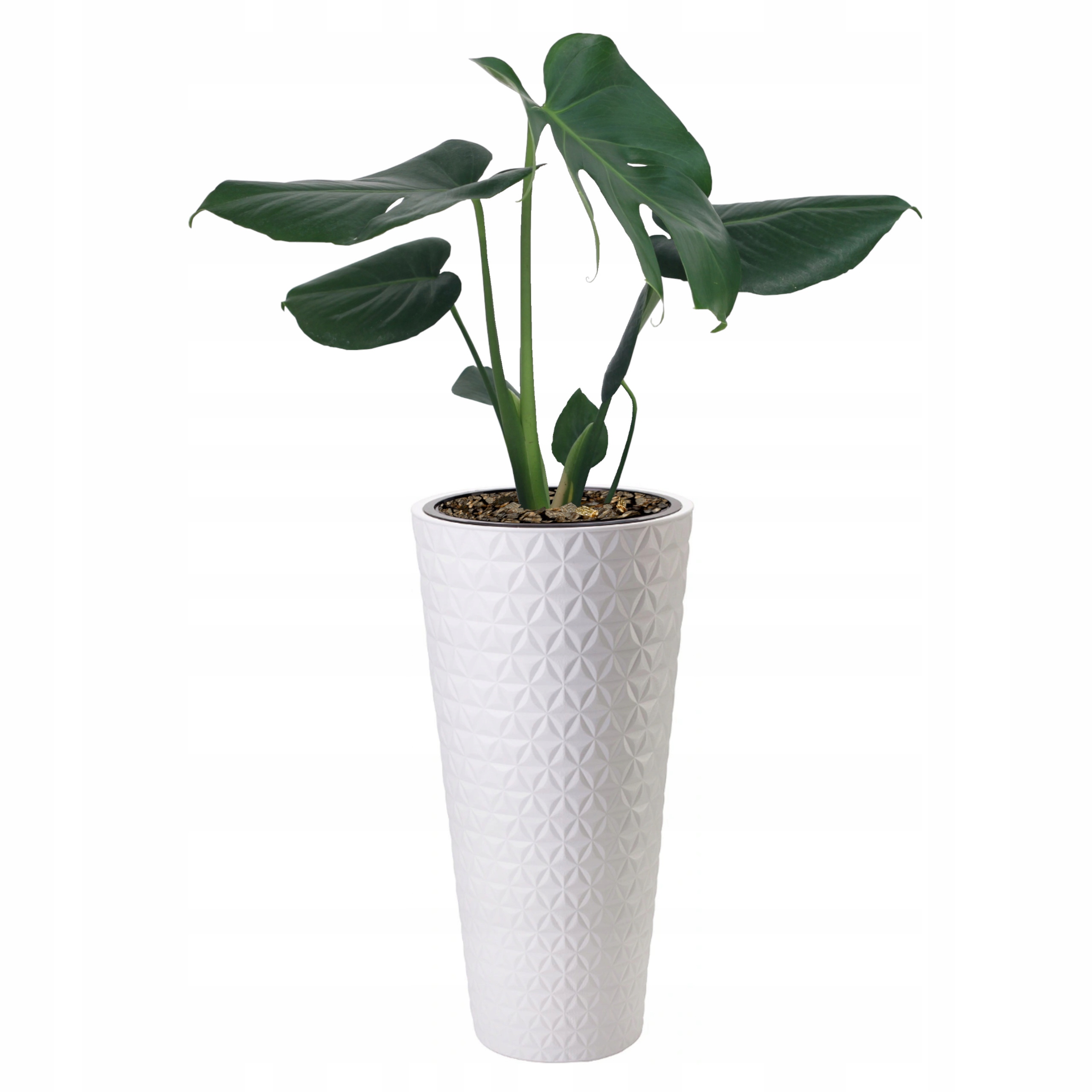 

Donica Z Wkładem Diament Slim 40 wys.79cm Biała