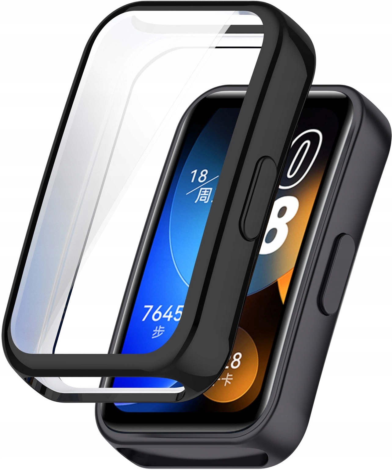 Case Obudowa Etui Silikonowe 2w1 Do Huawei Band 8/9/10 |jakość
