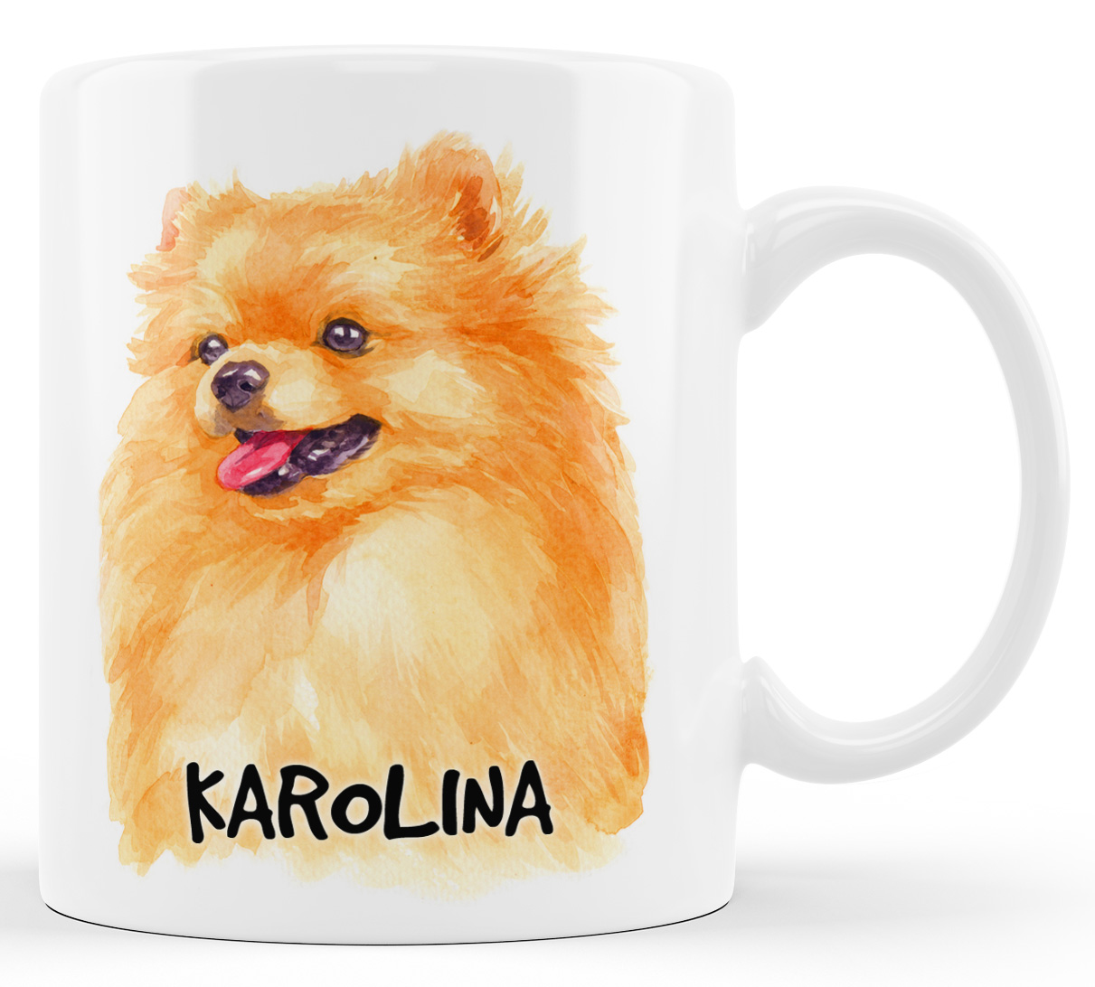 

Kubek pies Pomeranian Szpic z imieniem