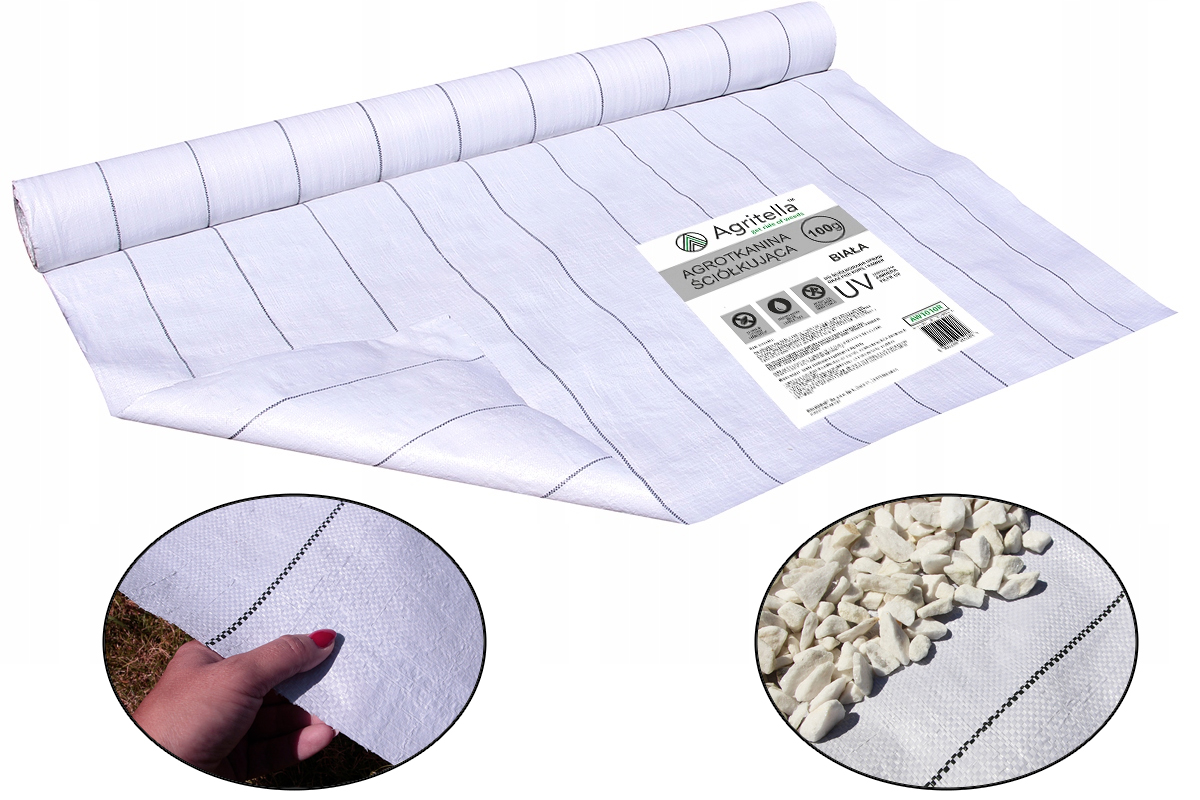 

Agrotkanina Agrowłóknina antychwastowa 100G 1x1,1m