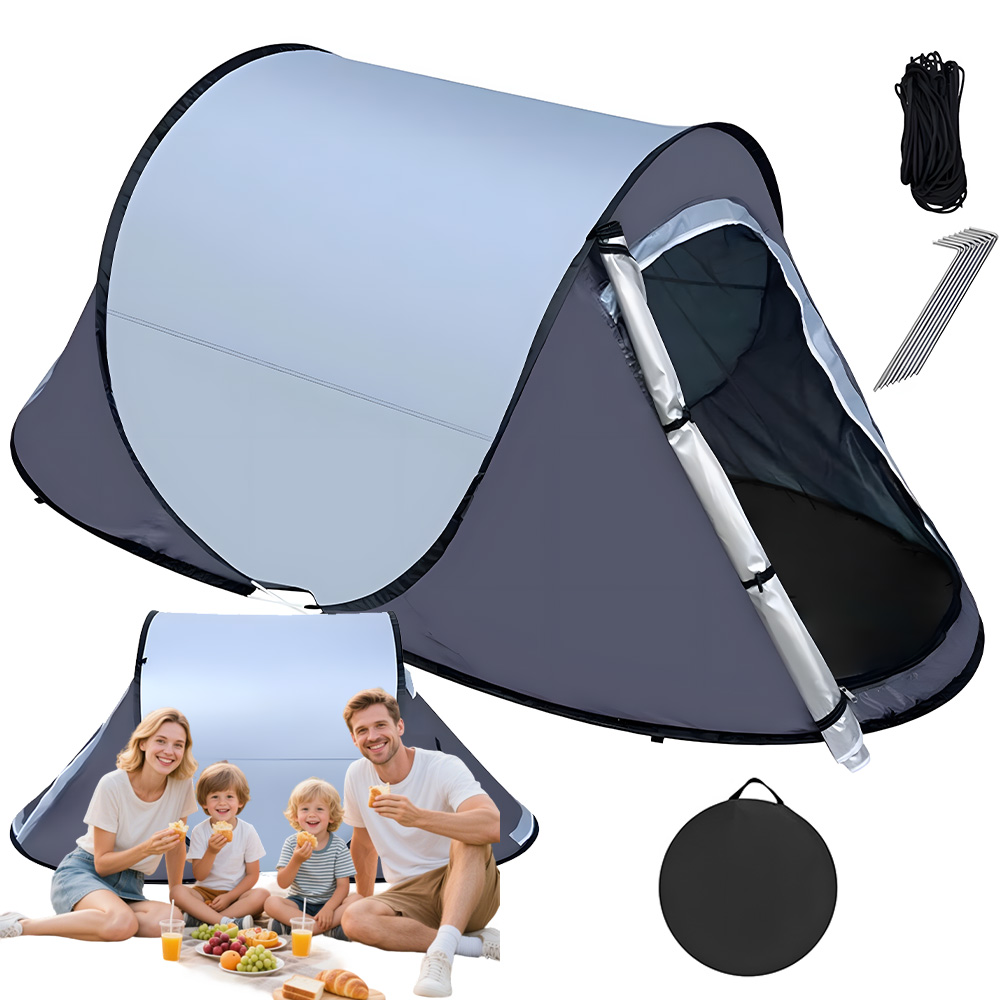 Kempingový Stan Turistický Pop Up Pro 2 Osoby Uv Ochrana 98 Na Pláž V Lese