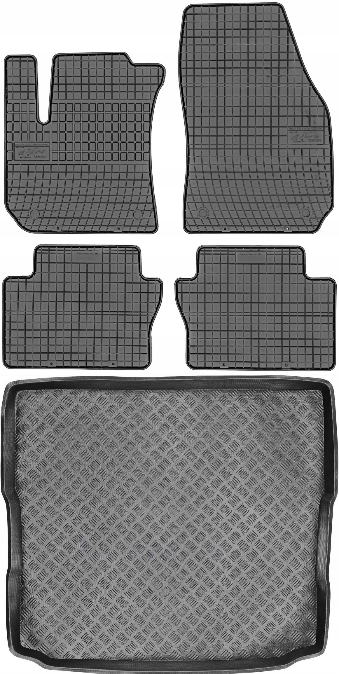 

Opel Zafira B 2005-2011 Dywaniki gumowe i bagażnik