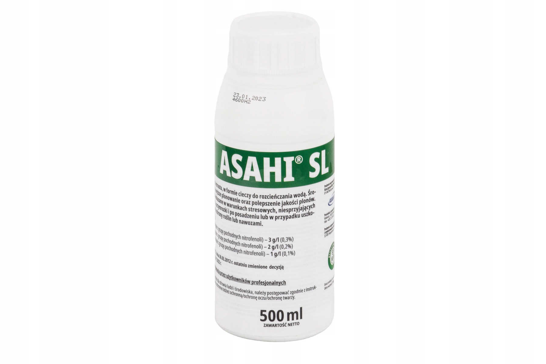 Asahi Sl 0,5L stymulator wzrostu przymrozki susza