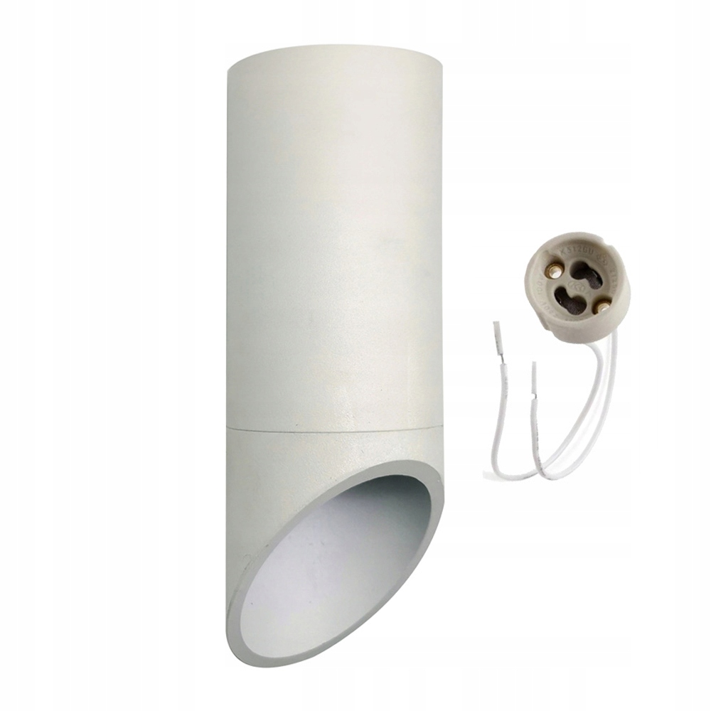 

Oprawa Natynkowa GU10 Sufitowa Led Biała Tuba 16cm