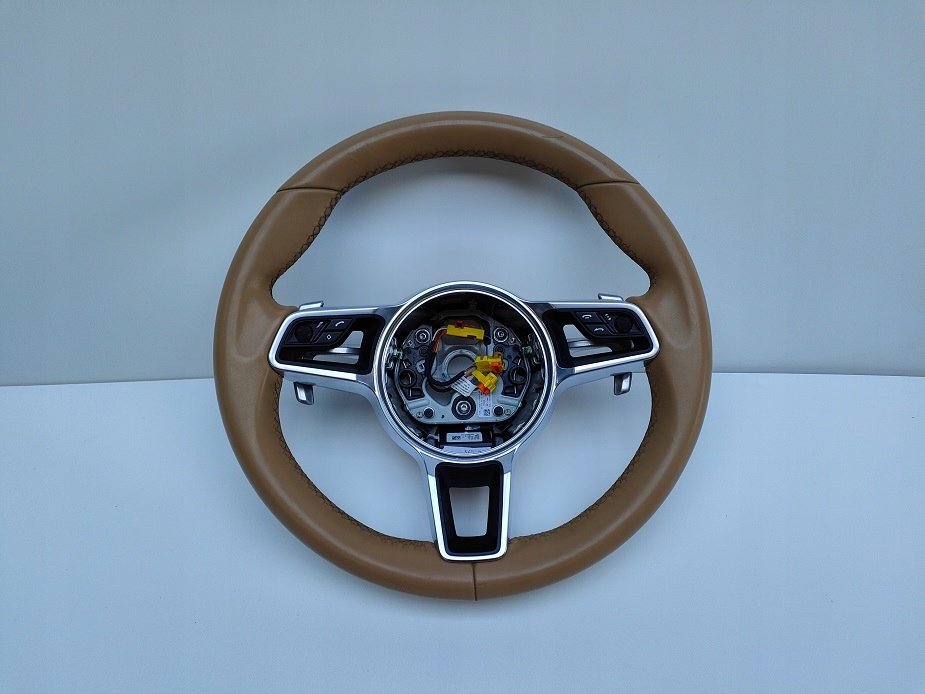 7PP419091EC - Рулевое колесо кожа весла Cayenne 7p Macan