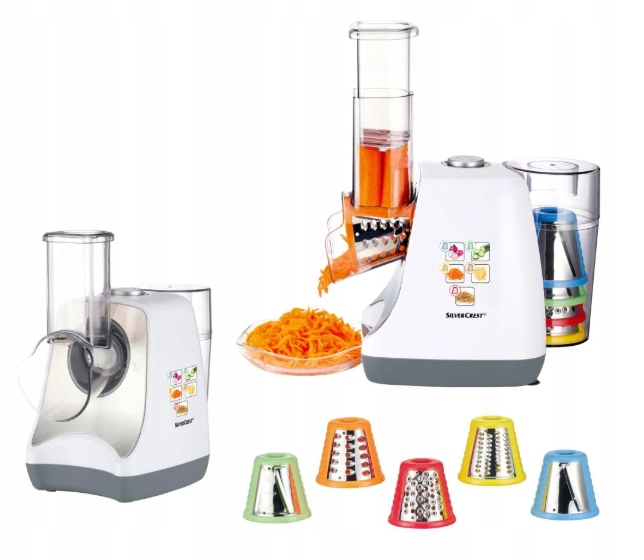 Elektryczna Tarka Szatkownica Do Warzyw I Owoców Silvercrest