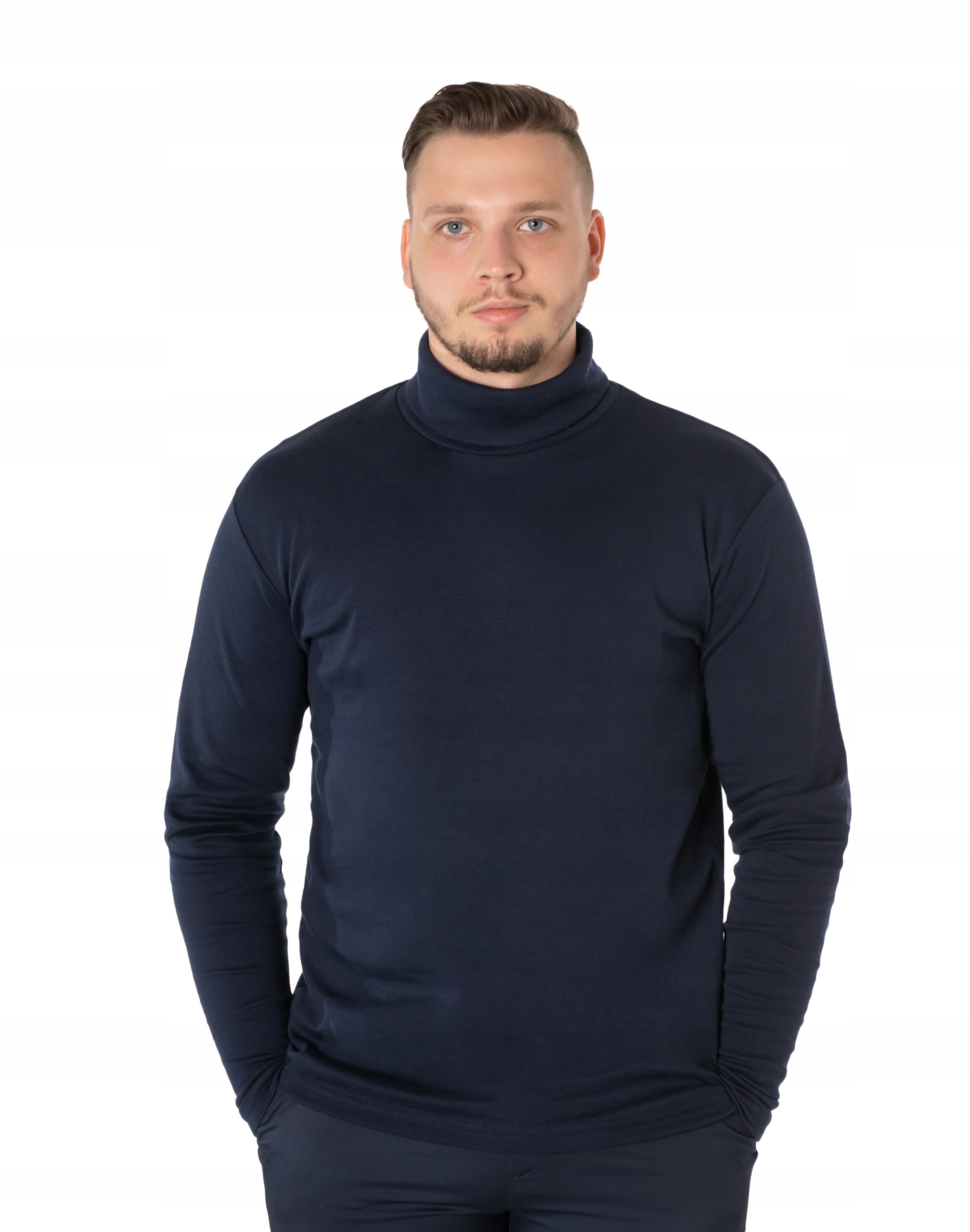 

Golf Sweter Męski 100% Bawełna Półgolf 5347-2 XXL