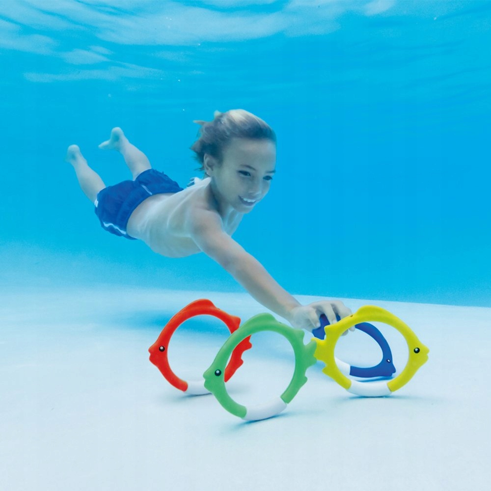 KÓŁKA DO NURKOWANIA ZESTAW 4szt Intex 55507 RYBKI Rodzaj rybki