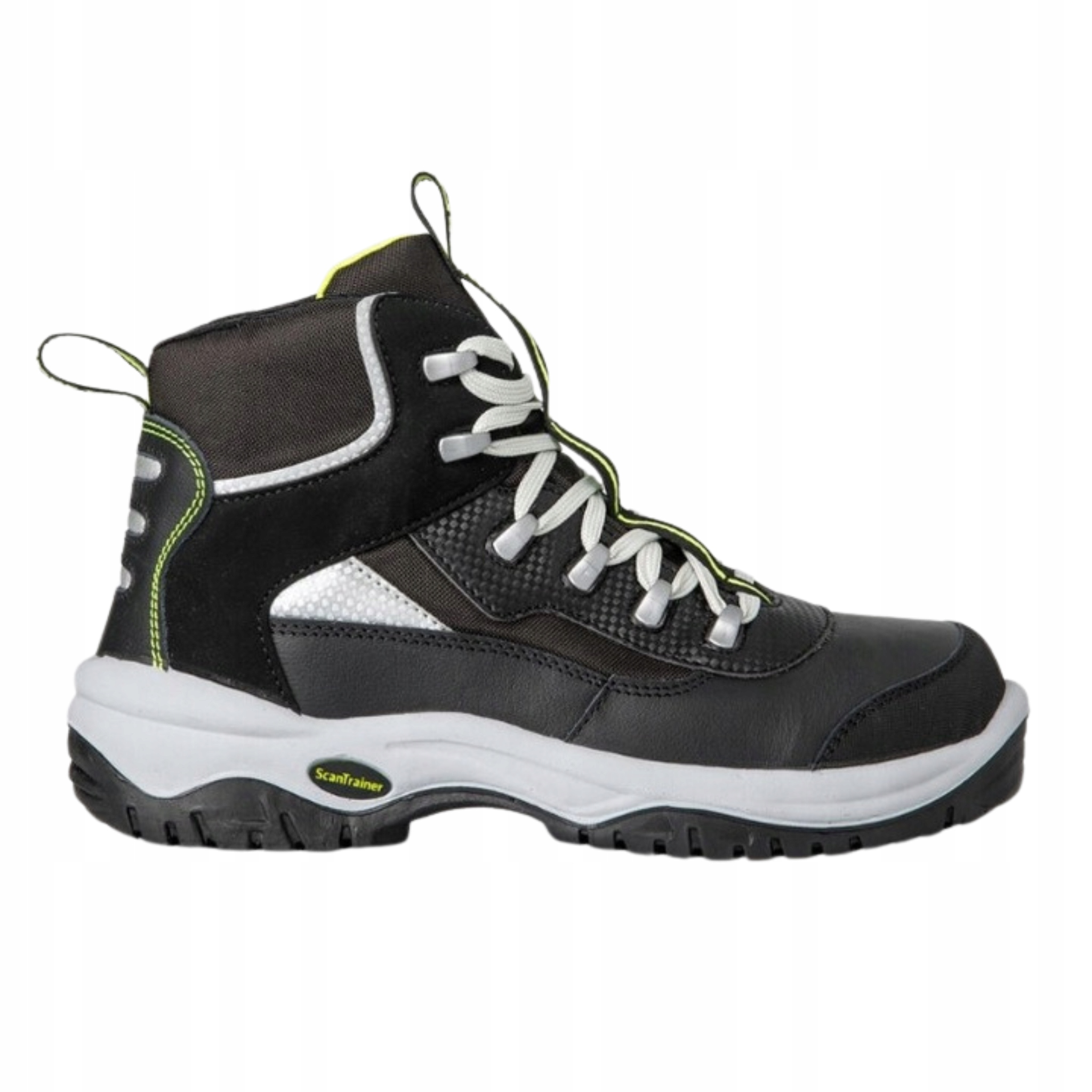 Lekkie I Wytrzymałe Wysokie Buty Robocze Męskie Bhp Trzewiki ScanTrainer S3