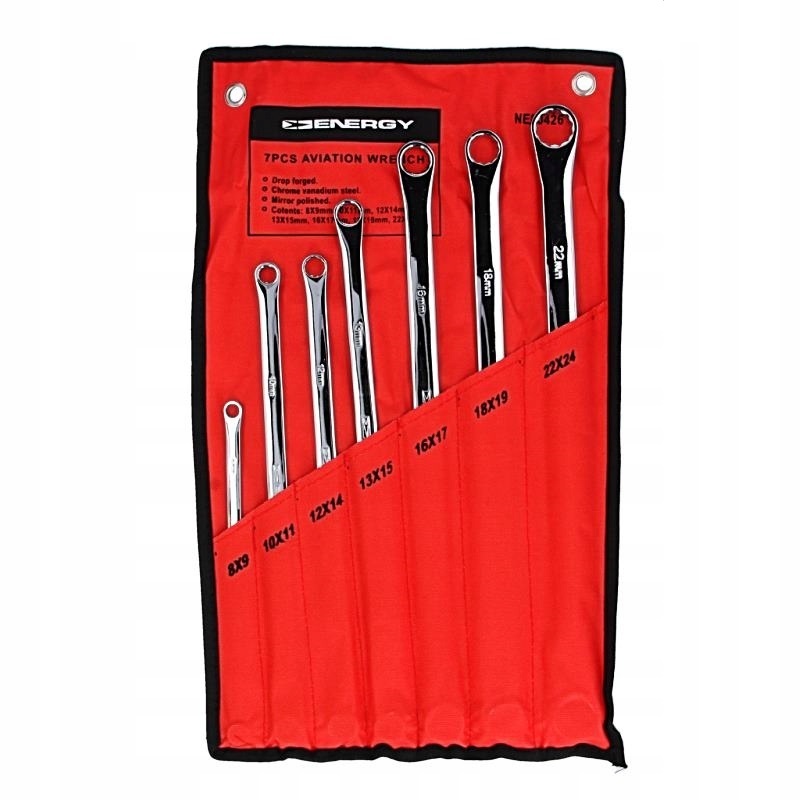 ENERGY KLUCZE OCZKOWE DLUGIE DO NAPINACZY 7 SZT EAN 5908274122518