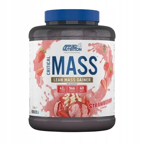 Applied Nutrition Gainer Critical Mass Professional Jahoda prášek 2400 g