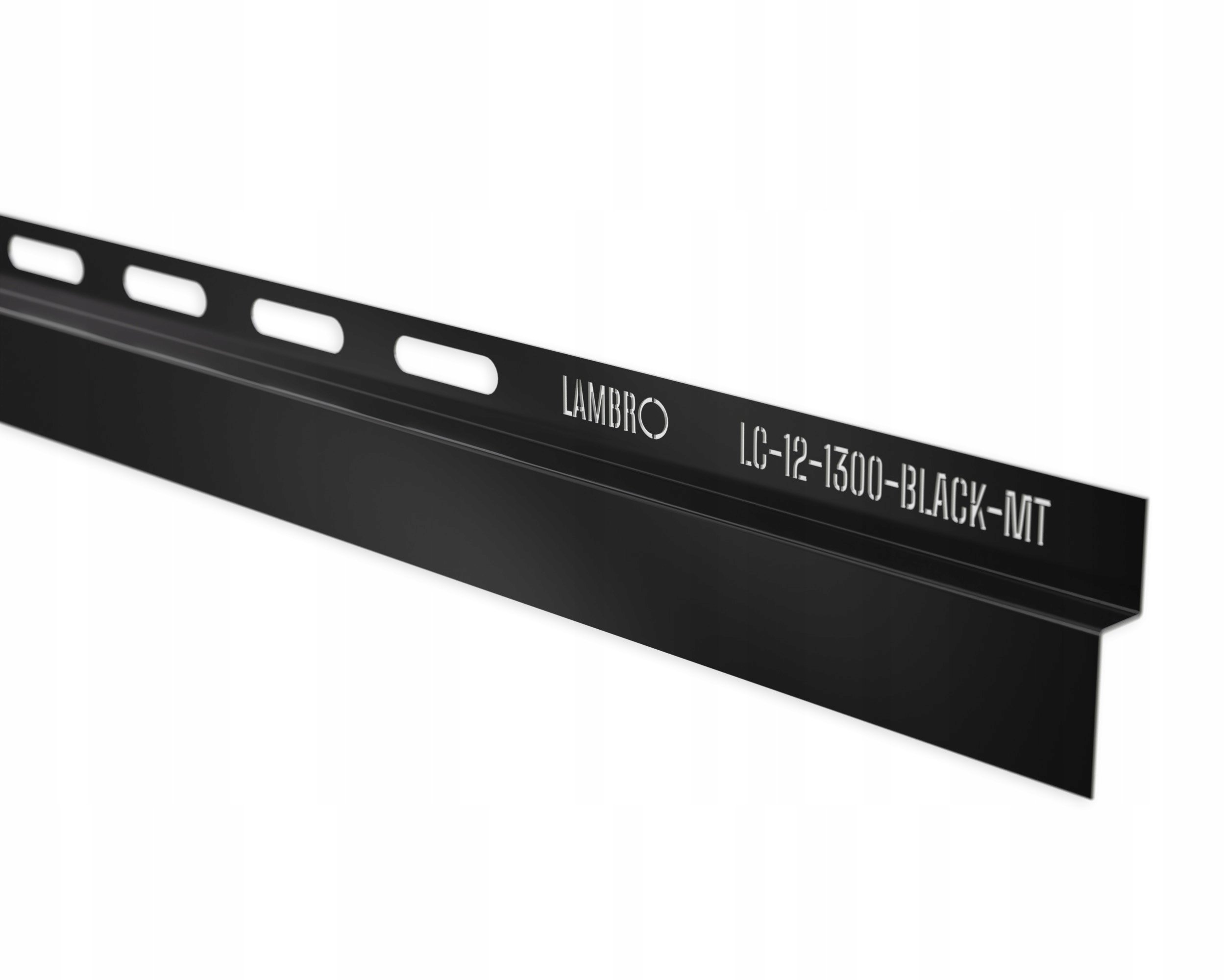 Čelní Sprchová Lišta Černá Matná 130 cm Ral 9005