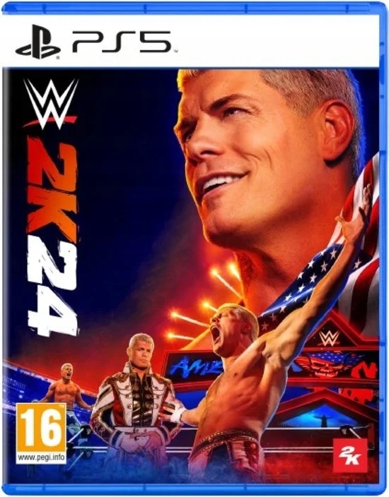 Wwe 2K24 PS5 wrestling, bijatyka, na dwóch
