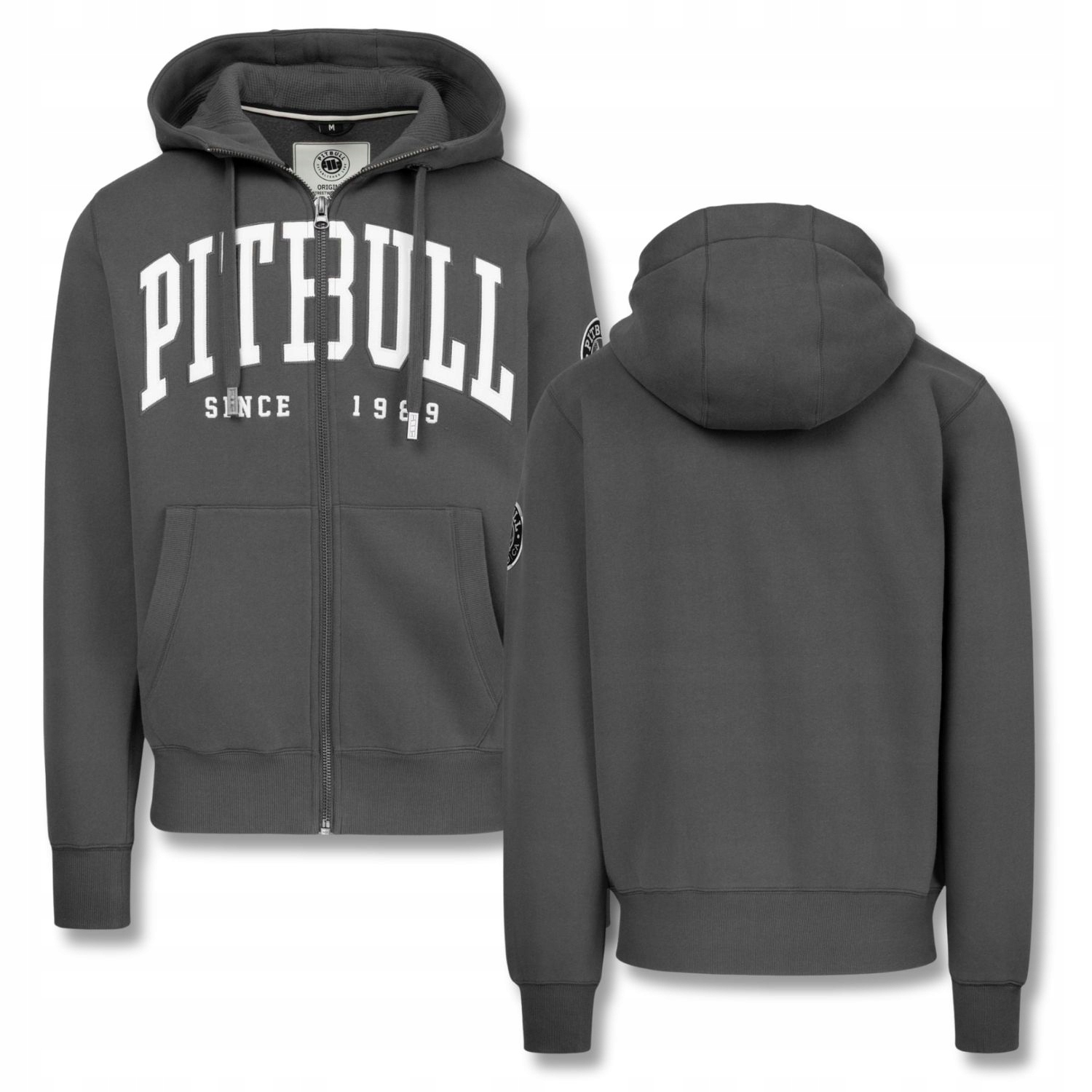 Pánská Rozepínací Mikina s kapucí Pitbull Norton Regular Střih Komfortní