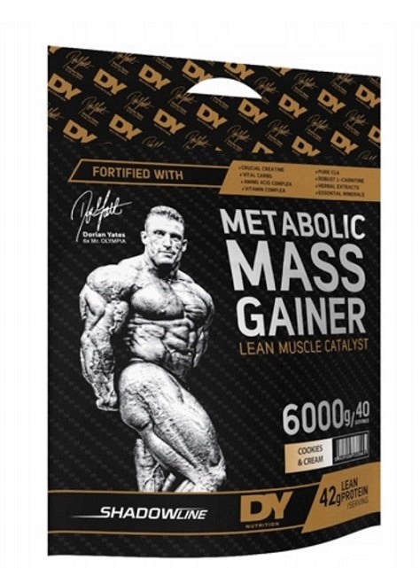 Dorian Yates Metabolic Mass Gainer, Cookies & Cream, prášek, 6000 g