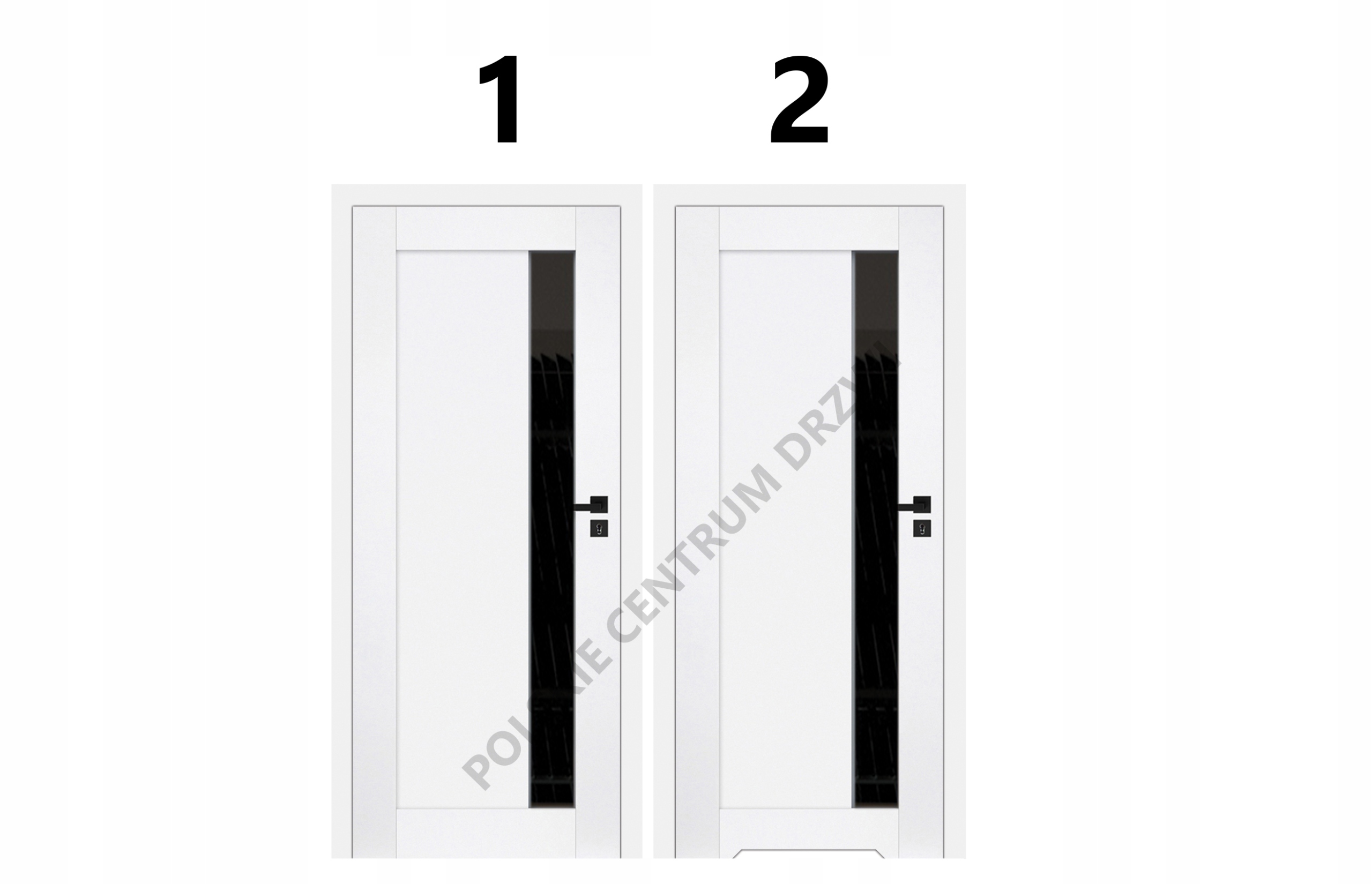DRZWI WEWNĘTRZNE BEZPRZYLGOWE WINDOOR LIMES CZARNA SZYBA VSG MONTAŻ 8%* Marka Windoor