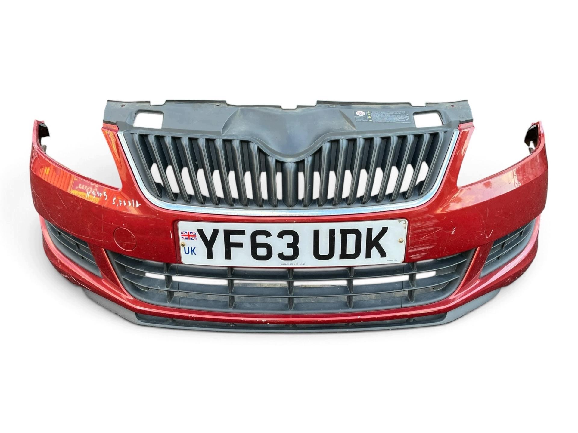 bumper front Skoda Fabia 2 facelift 5J 2013 5J0807221D