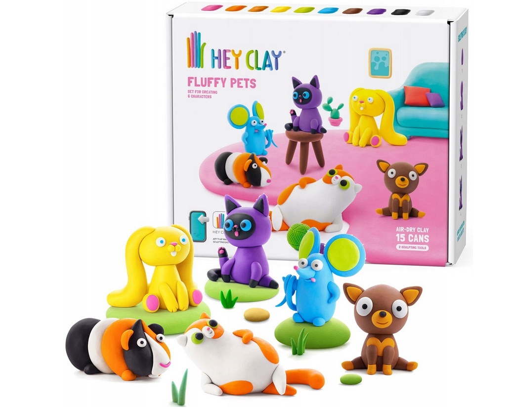 HEY CLAY PUCHATE ZWIERZAKI + AKCESORIA 15023 EAN (GTIN) 5904754605335