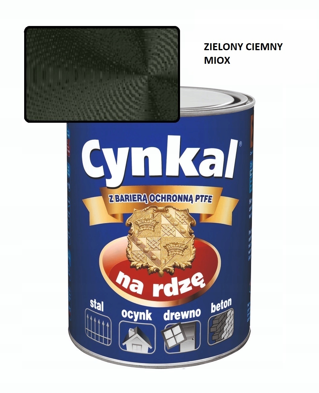 Univerzální Barva Cynkal 10L Tmavě Zelená Miox