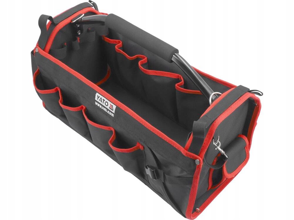 TORBA NARZĘDZIOWA 49x23x28 cm MONTERSKA OTWARTA PASEK na RAMIĘ Yato