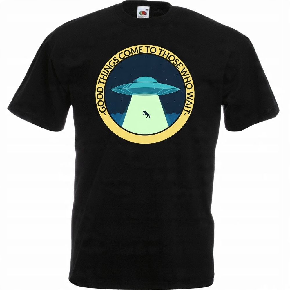 

Koszulka world ufo day kosmici M czarna