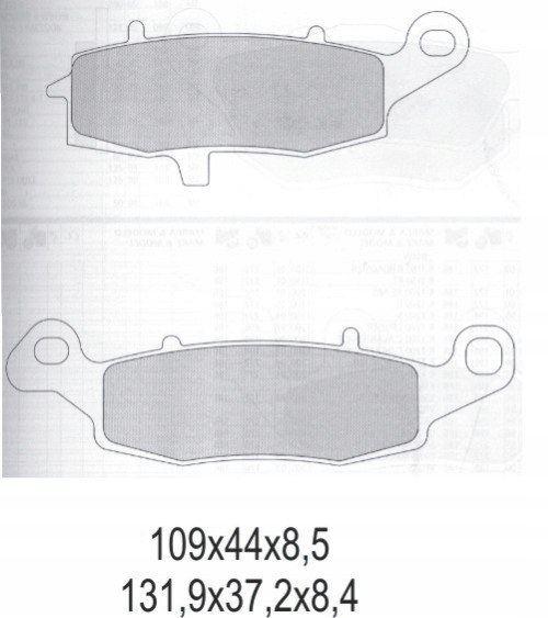 KLOCKI GALFER SUZUKI GS 500 96-08 PRZÓD Producent Galfer