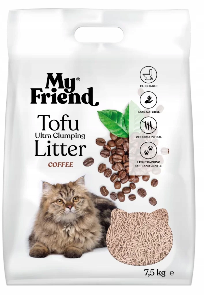 My Friend Żwirek z włókien roślinnych Kawa 7,5kg