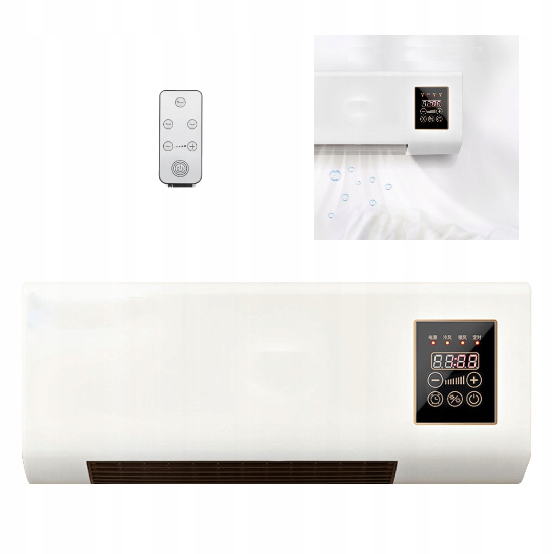 Klimatyzator Przenośny 2W1 Mały Grzejnik Klimatyzacyjny CR2025