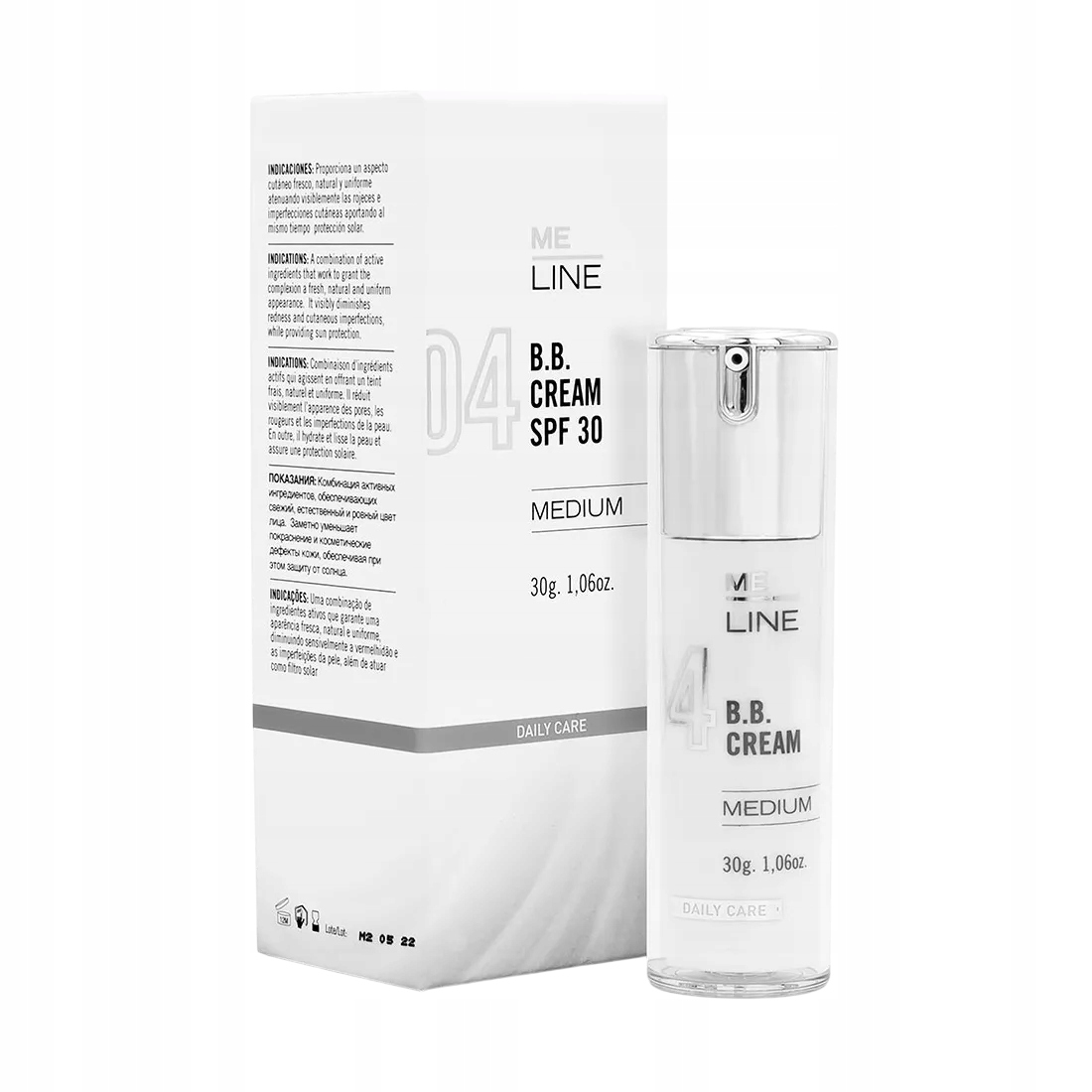 Opalovací krém MeLine 04 B.b. Cream Medium Spf 30
