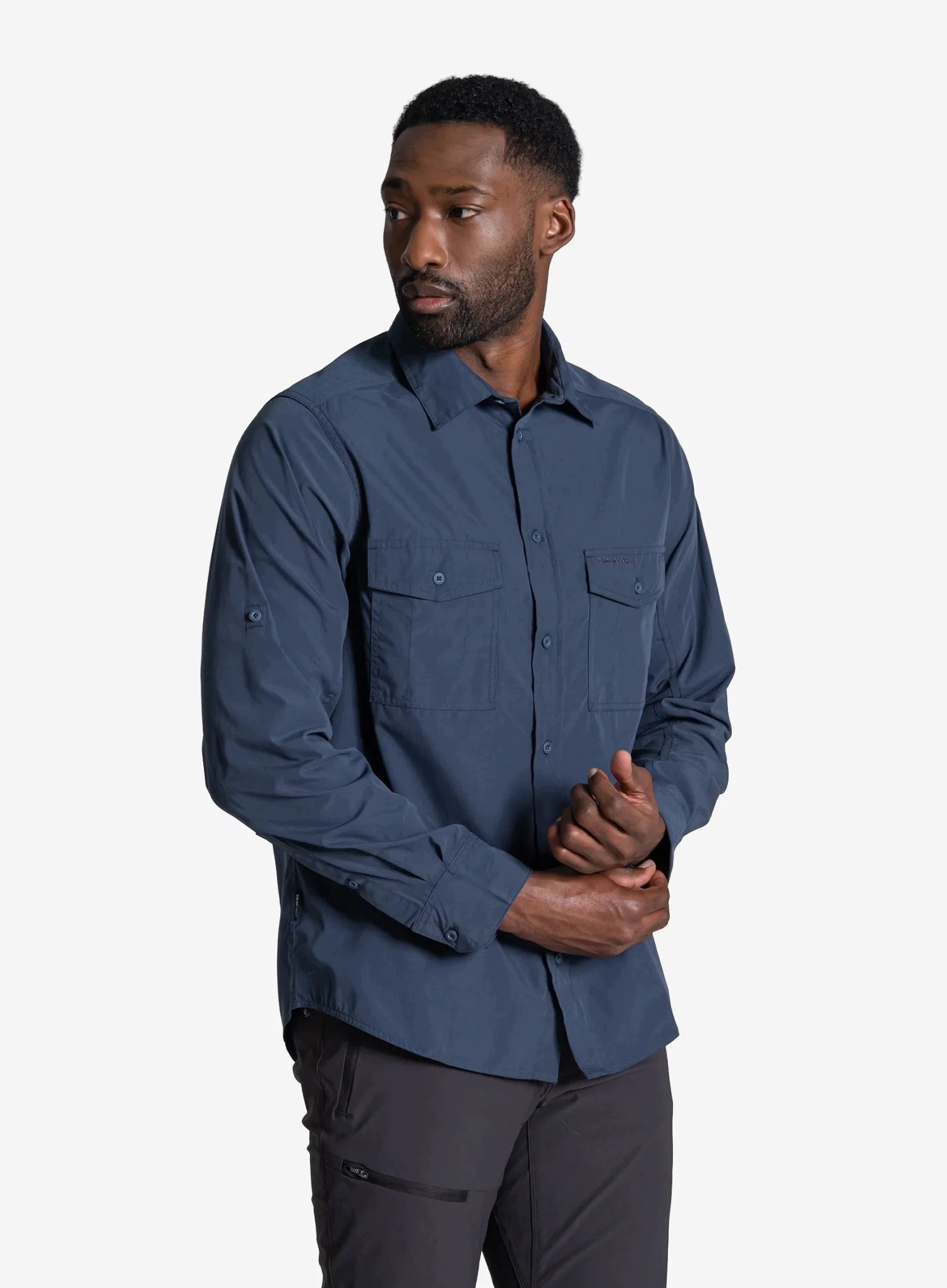 Koszula przeciw komarom Craghoppers Kiwi II Ls Shirt ombre blue S