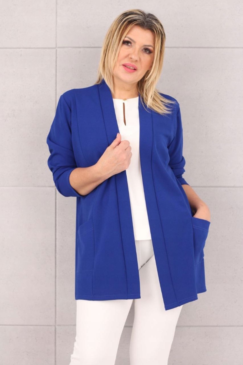 GŁADKA NARZUTKA ELEGANCKA LUŹNA POLSKI PRODUCENT DUŻE ROZMIARY Płeć kobieta