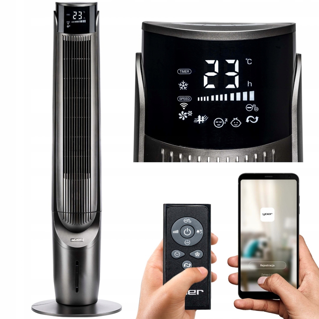

Wentylator kolumnowy Klimatyzer Yoer Jonizacja XXL