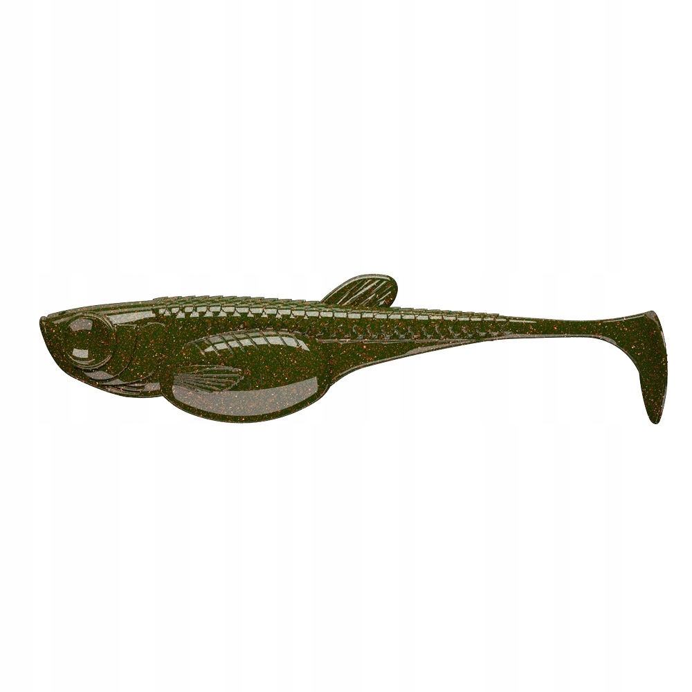 Guma Libra Lures Embrion Shad 7,5cm 3g 032 Motor Oil Green 8 szt.