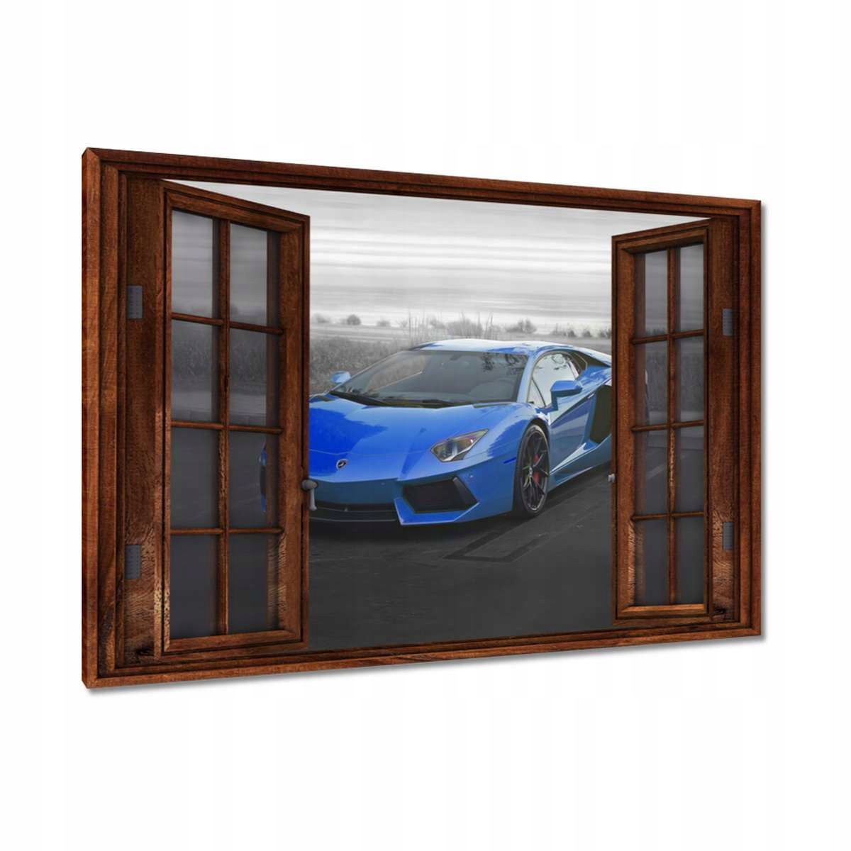 Obrazy 120x80 Modré sportovní auto