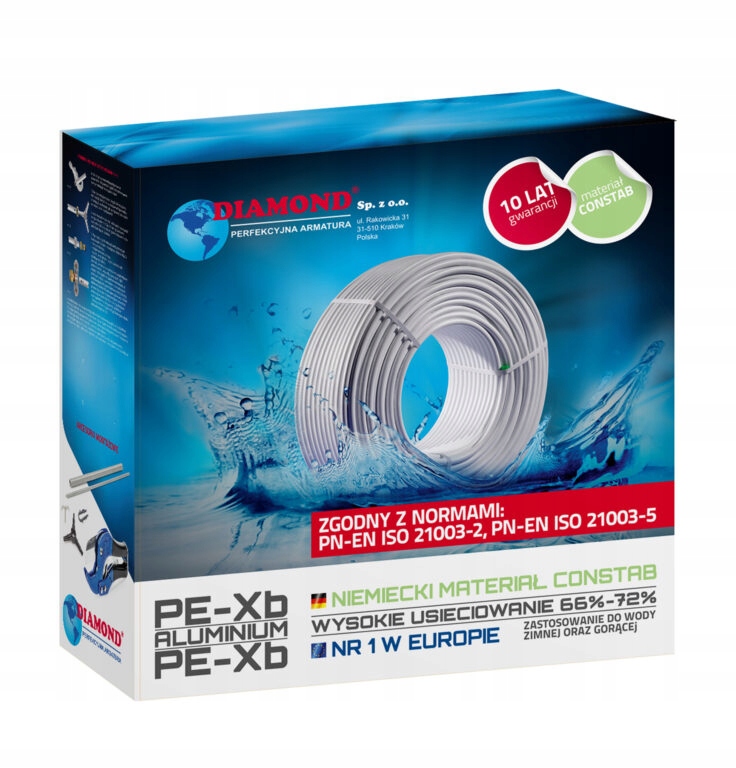 Rura Pex/al/pex 16x2.0 Do Ogrzewania Podłogowego Krążek 200 Metrów