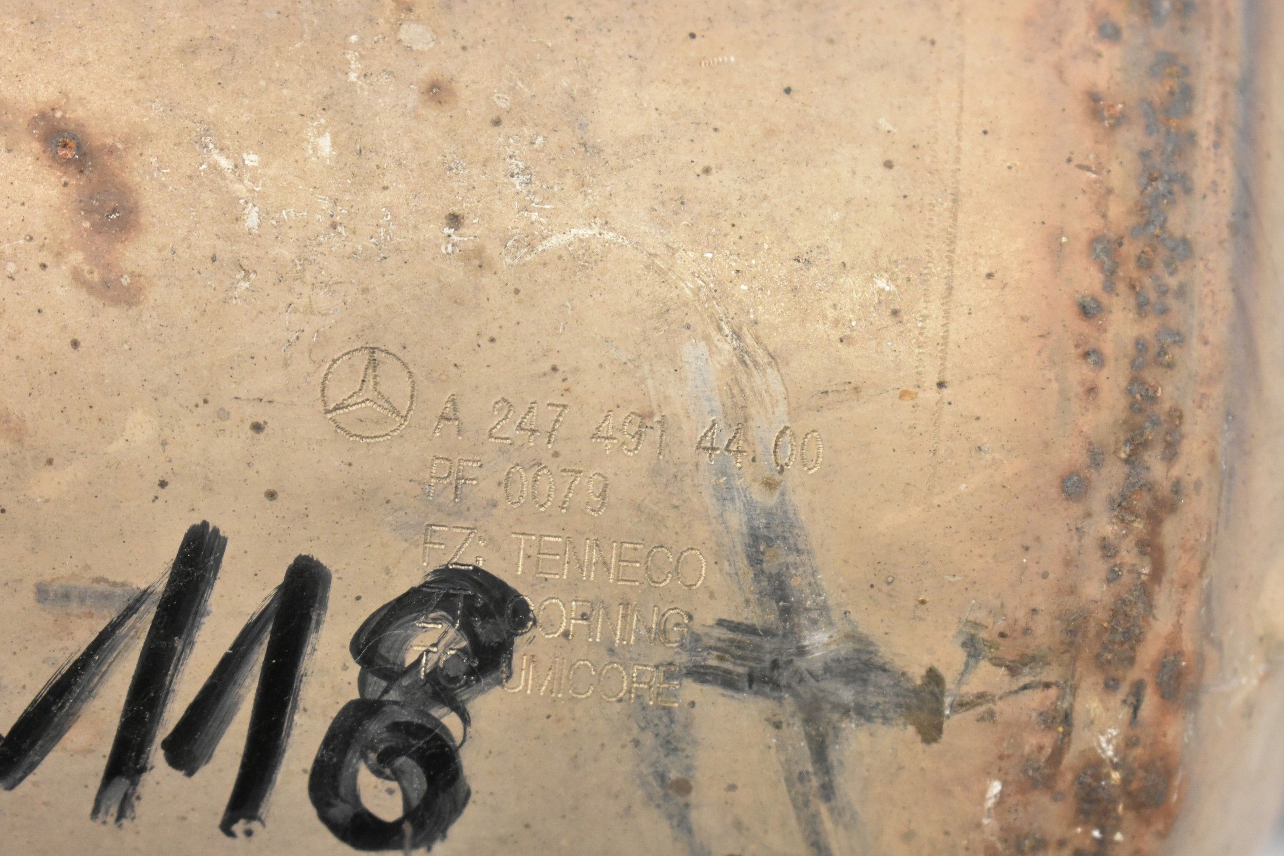 KATALIZATOR DPF A2474914400 1.3B MERCEDES CLA W118 Stan opakowania zastępcze