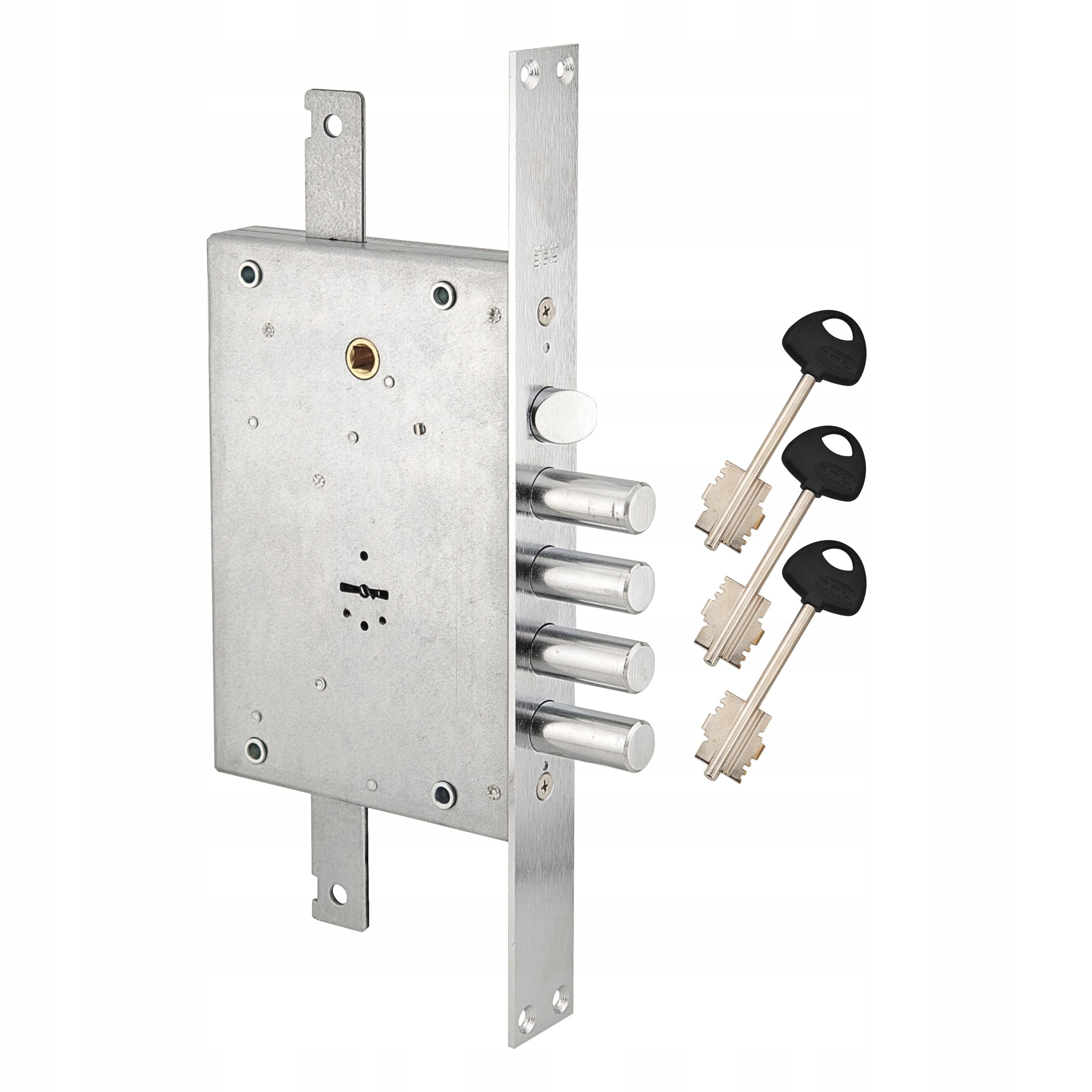 zámek Sab 1561 na péřový klíč, 4 závory s roztečí 28 mm