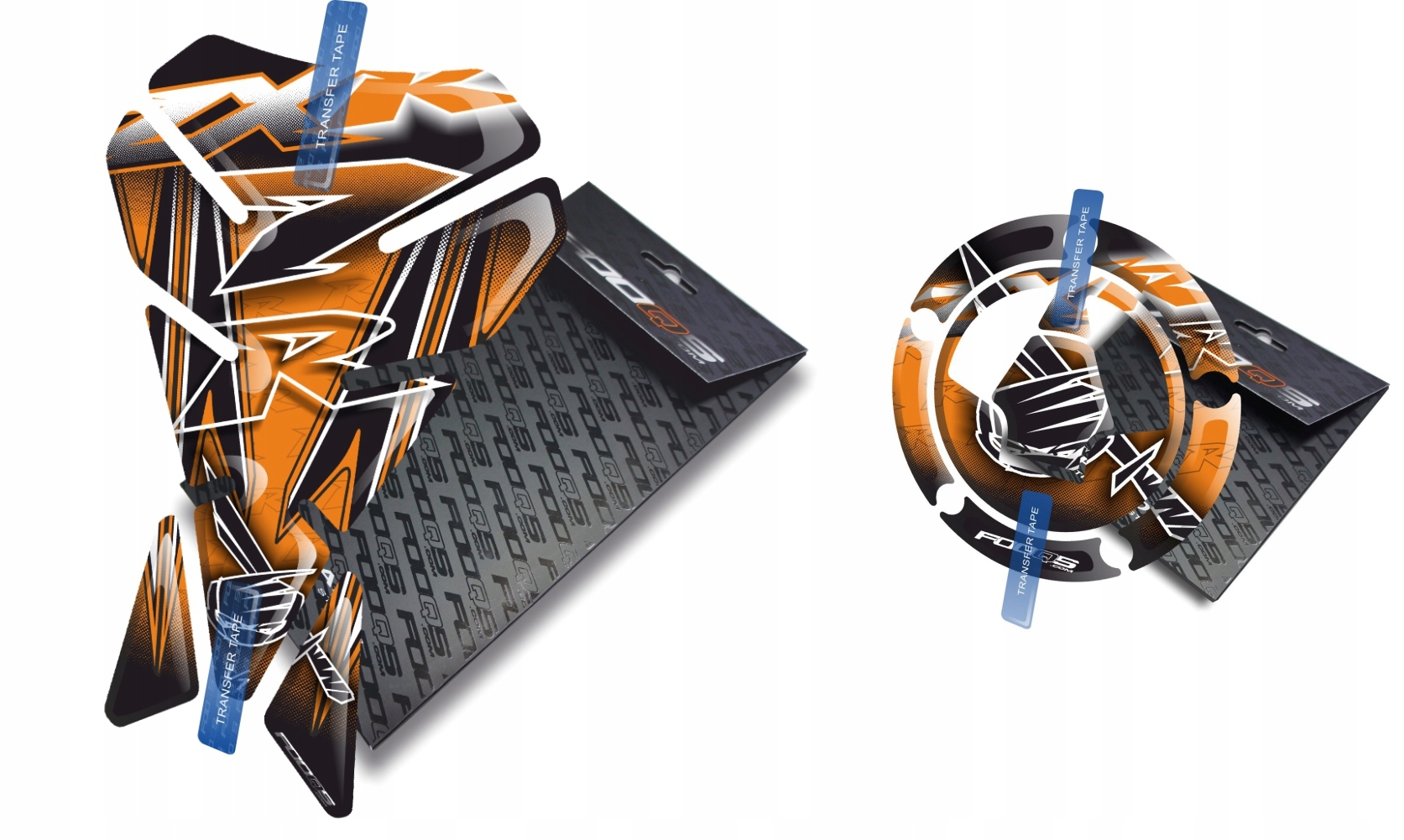 Tank-pad Cap-pad V1 od firmy Fooqs pro Kawasaki ZX-7-R Oranžový