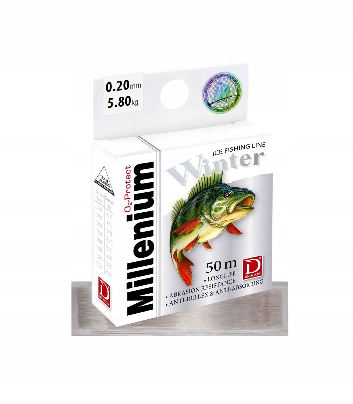 Żyłka Podlodowa Dragon Millenium Winter 50M 0,20MM