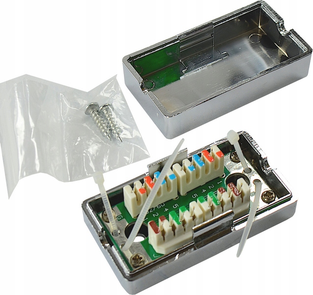 

Alantec Łącznik Lsa box ekranowany Stp kat.5e