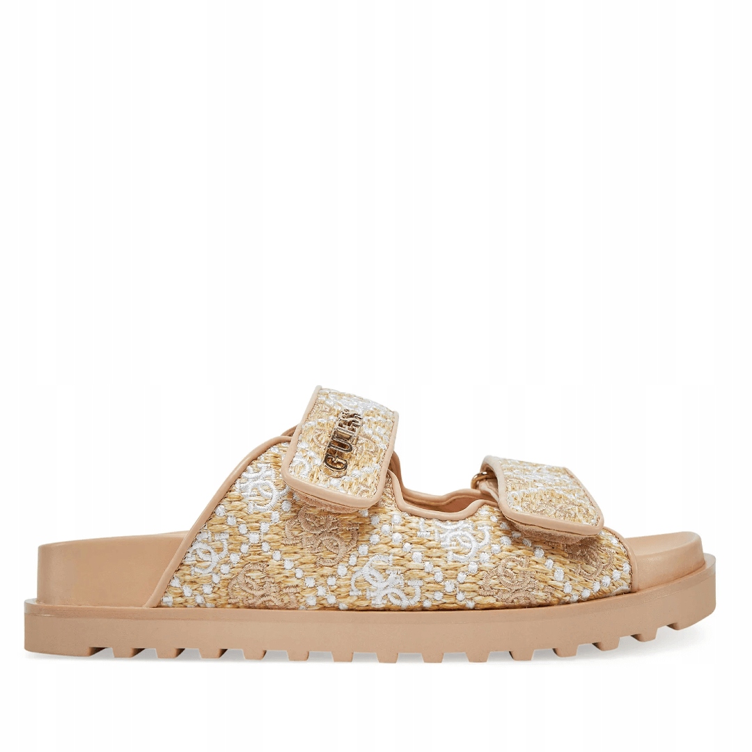 Žabky pantofle Guess Fljfzz FAB19 Cream 36, Ecri