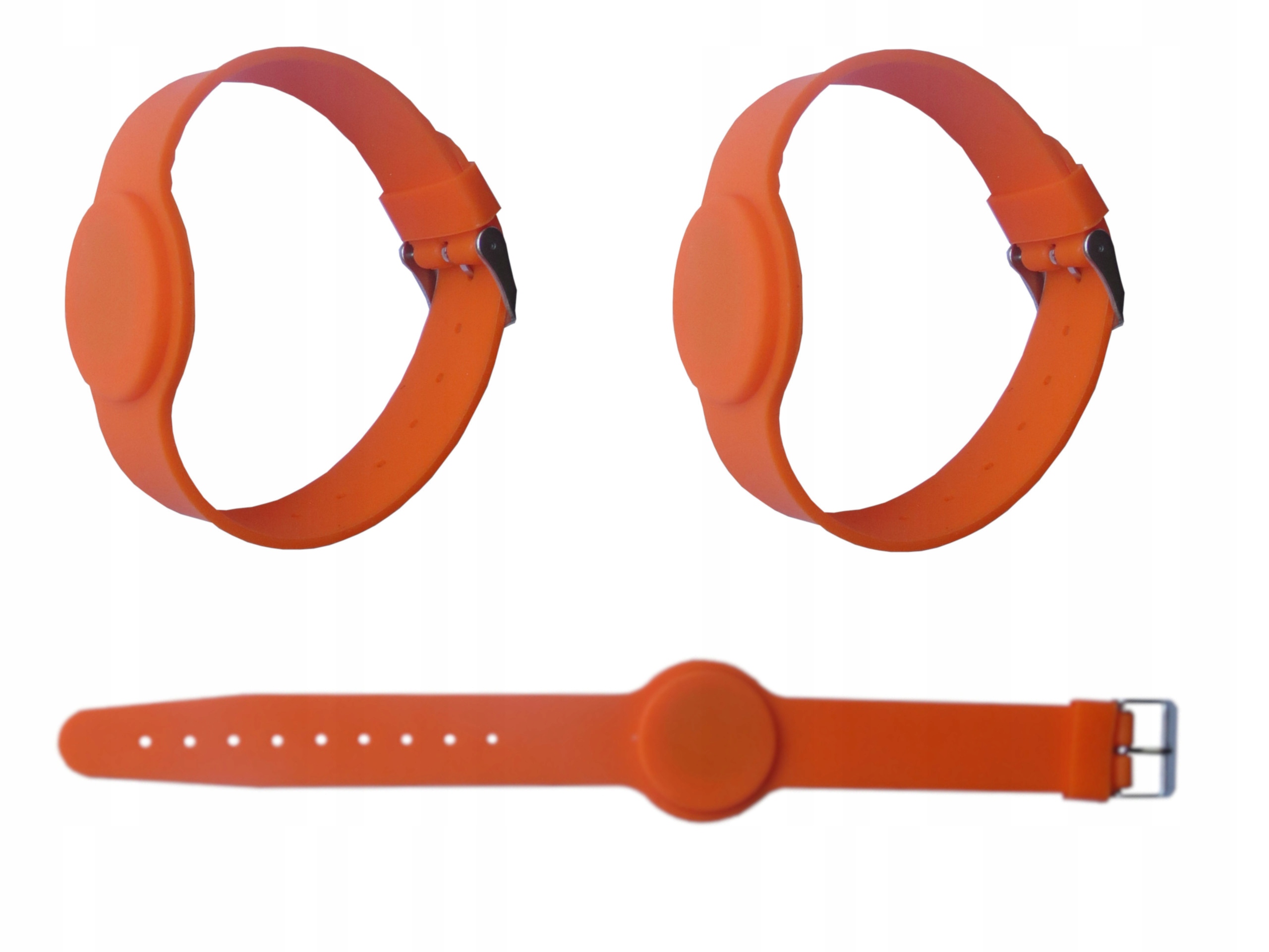 Bazénová páska oranžová Unique 125kHz Tag ID EM4100 Silikonová x100