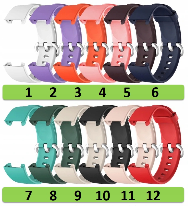 PASEK OPASKA DO XIAOMI MI WATCH LITE |DUŻO KOLORÓW EAN (GTIN) 5905080010640