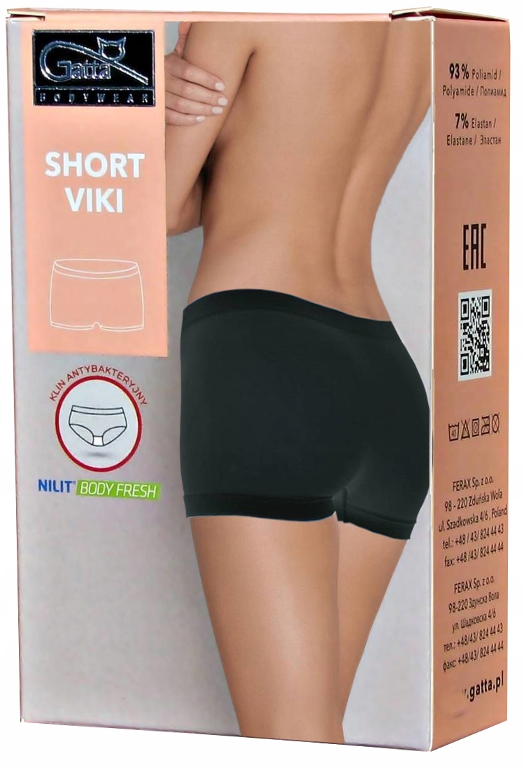 

Gatta Bezszwowe Majtki - Szorty Viki Damskie r.4