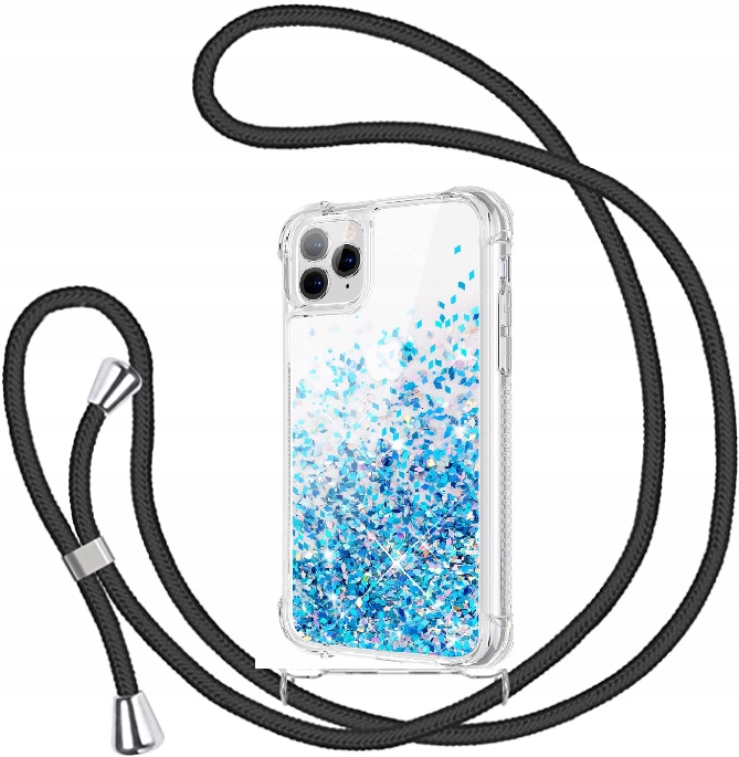 

Etui brokat ze smyczą sznur do Iphone 12 12 Pro