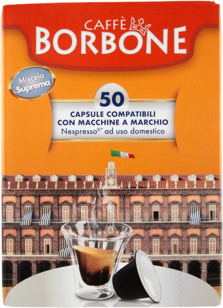Levně Káva kapsle do kávovaru 50 Ks Suprema Nespresso Caps Caffe Borbone
