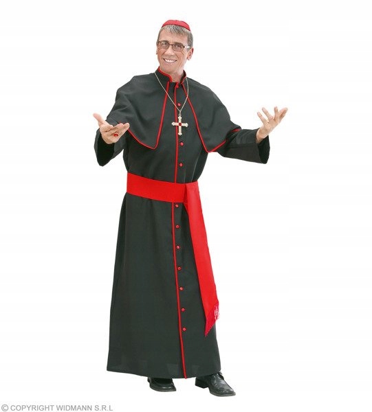 STRÓJ KARDYNAŁA KSIĘDZA DOSTOJNIK KOŚCIELNY XXL Rozmiar XXL