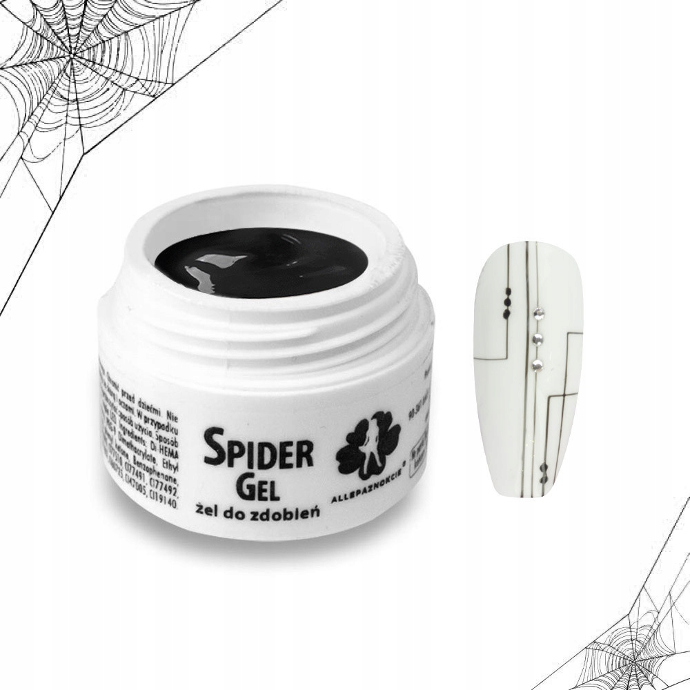 

Spider Gel Żel Do Zdobień Czarny Black