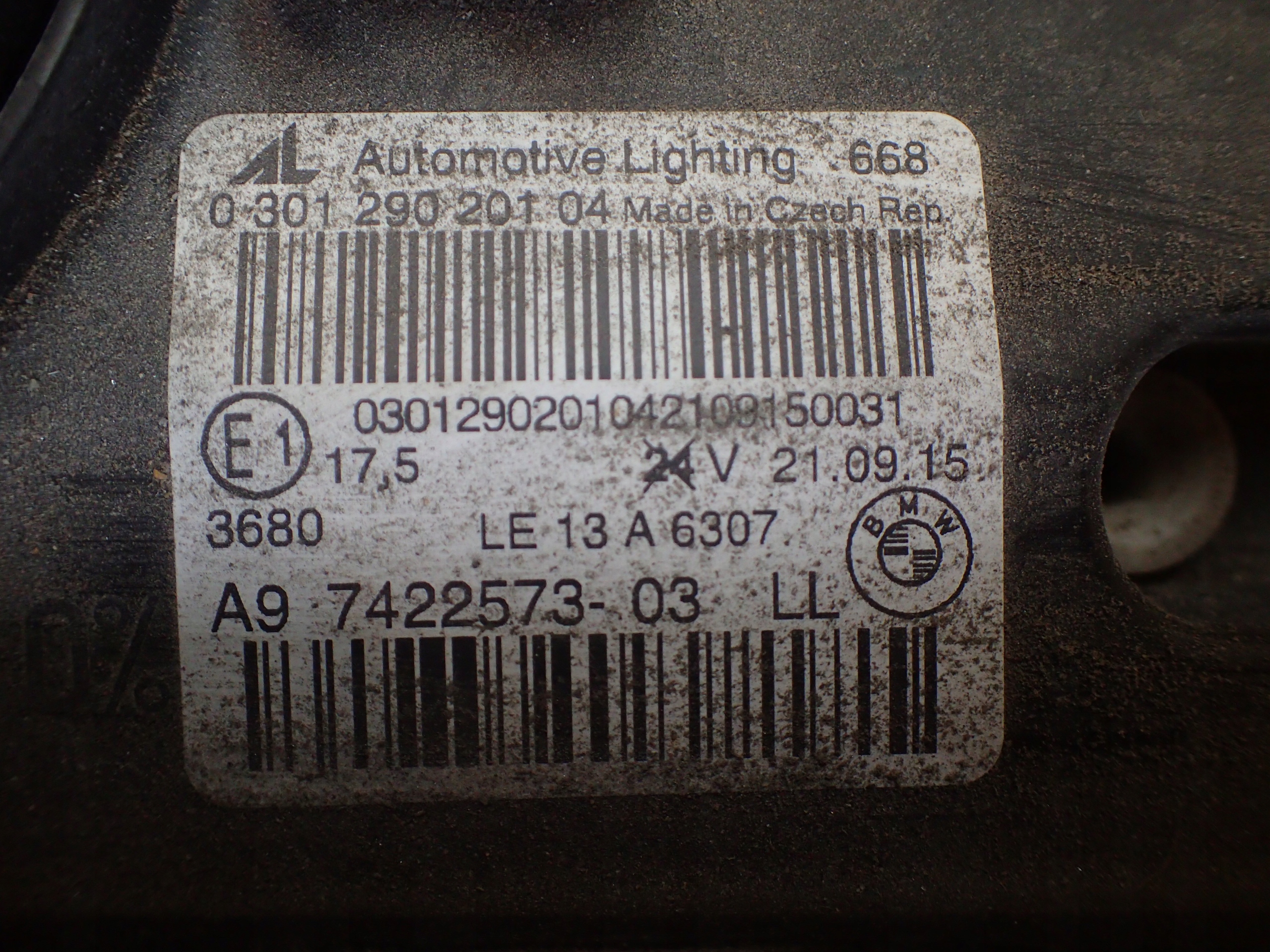 light front left BMW II 2 F45 F46 7422573-03