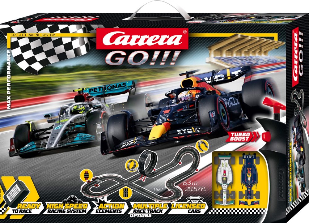 

Carrera Go!!! Tor Max Performance 6,3m 2 Auta